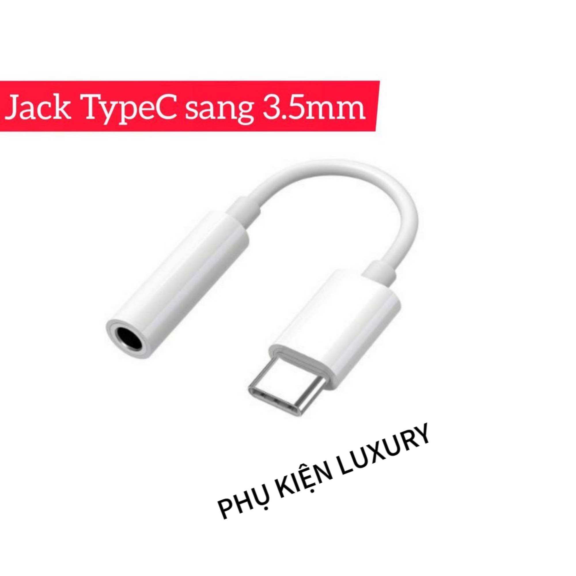 Cáp chuyển đổi Type -C sang jack 3.5 cho tai nghe, Adapter chuyển đổi type-c sang 3.5