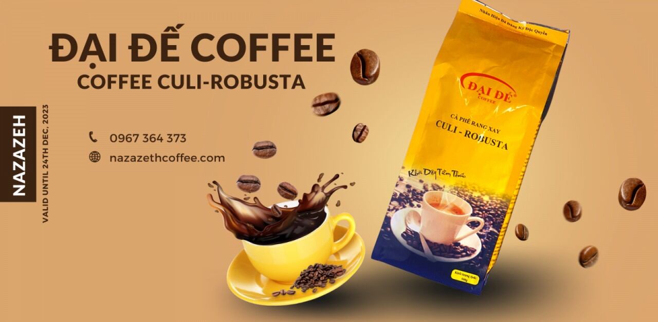 Cafe rang xay nguyên chất (culi- robusta) 500gr