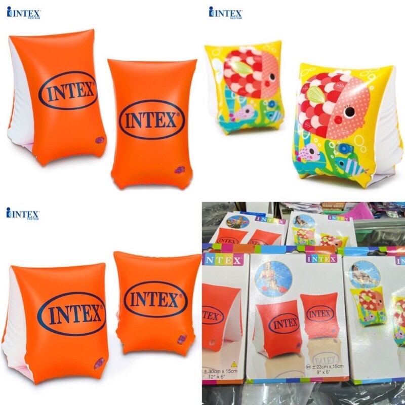 Phao tay cho bé chính hãng intex, phao tập bơi cho bé, phao bơi trẻ em và người lớn