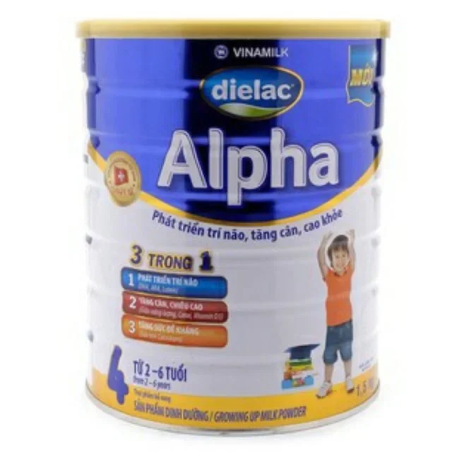 [HCM]Sữa Dielac Alpha 4 lon 1.5kg