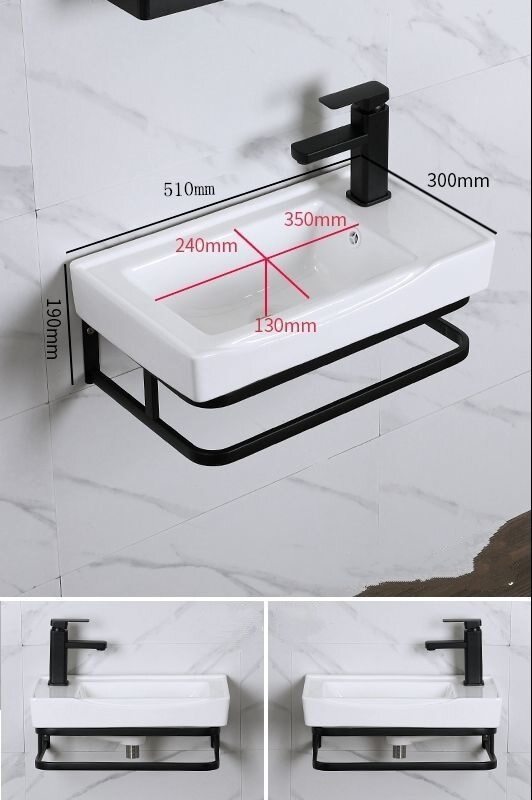 Bộ chậu lavabo treo tường cực đẹp