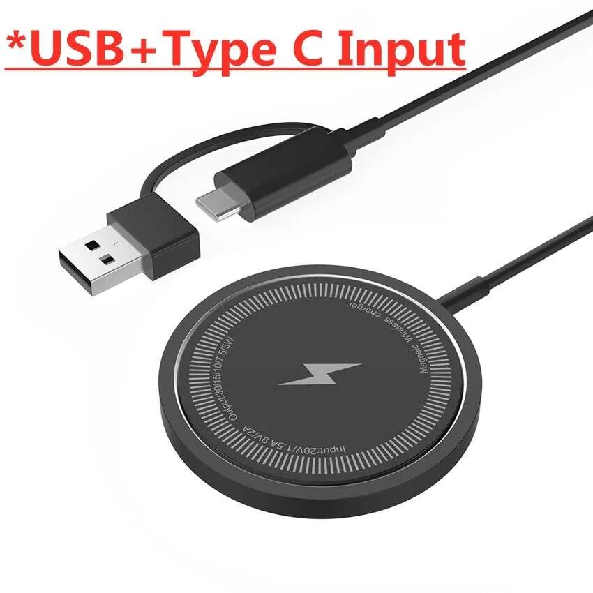 30w từ sạc không dây nhanh chóng sạc pad đứng cho iphone 15 14 13 12 pro airpods pd macsafe điện thoại sạc dock trạm