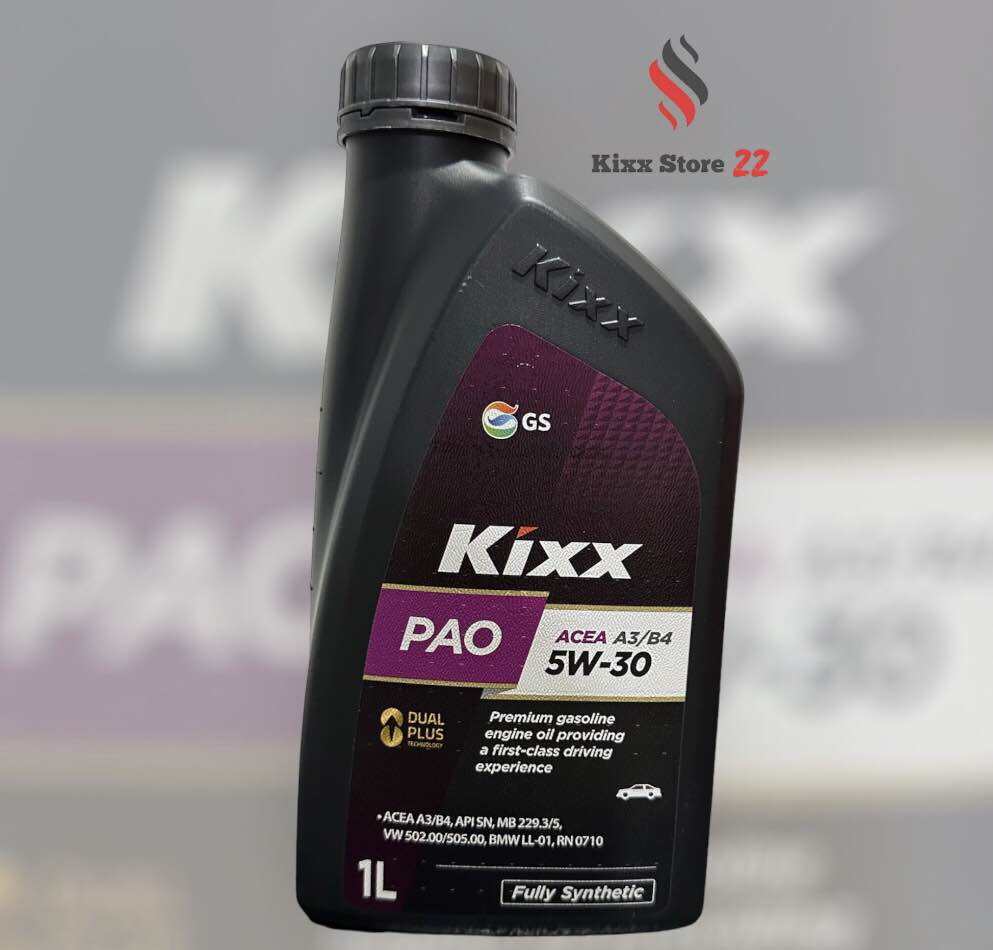 [VOUCHER 10%] Kixx PAO A3/B4 5W30 (1L) Fully Synthetic - Dầu Động Cơ Xăng Cao Cấp