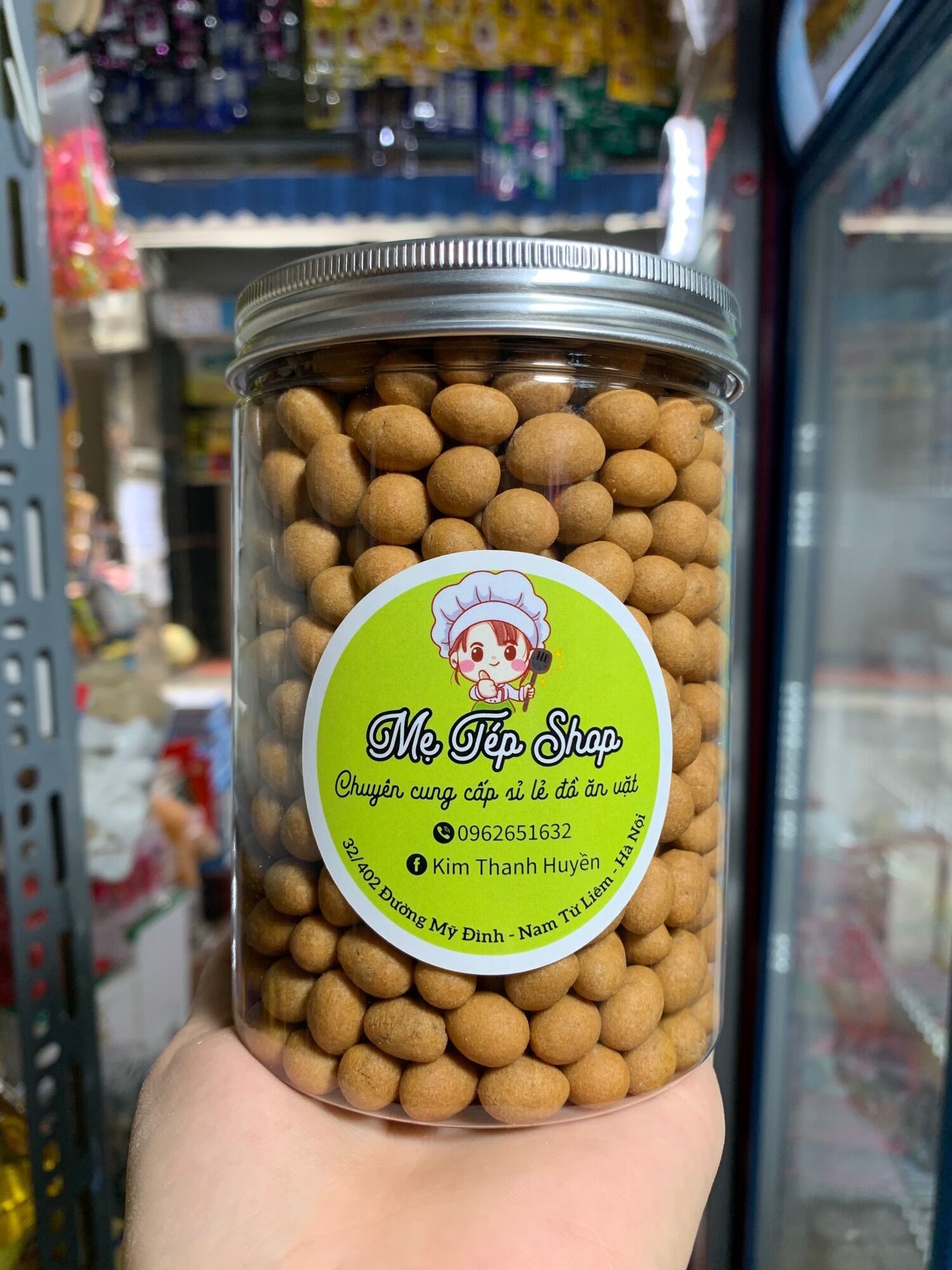 Đậu phộng da cá cốt dừa (500g) giòn tan