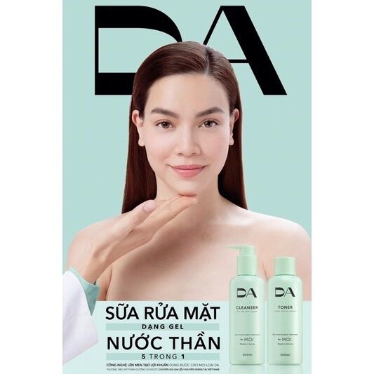 Sửa rửa mặt và nước thần 5in1 da by moi - hồ ngọc hà