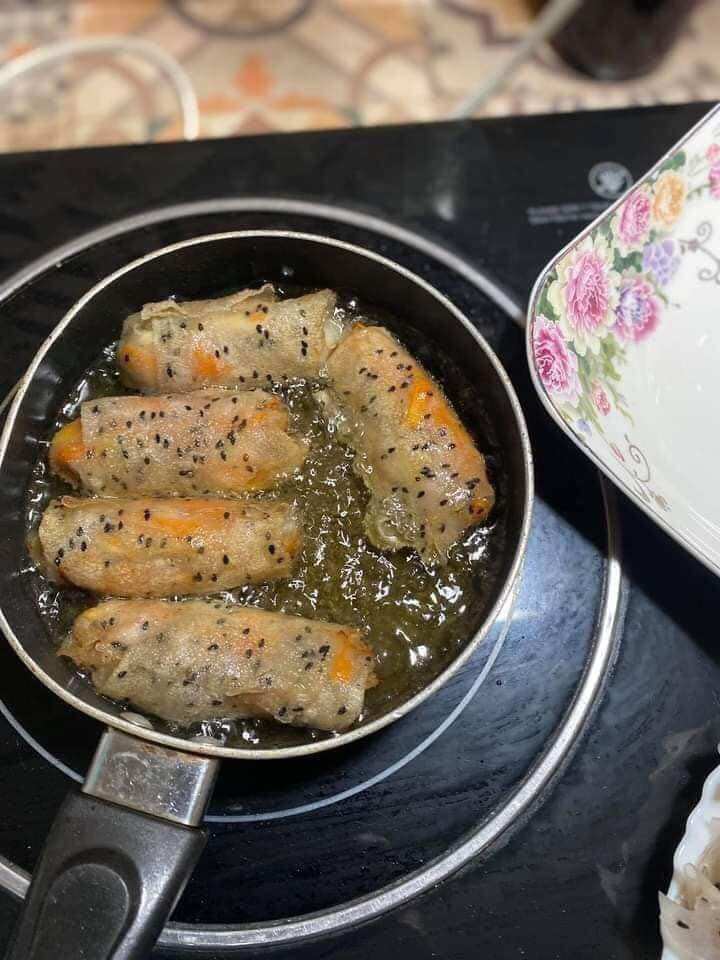 1kg Bánh Tráng Cuốn Mè Đen Phan Rang