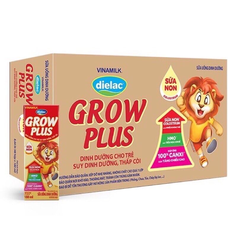 Thùng 48 hộp sữa Dielac GROW PLUS 110ml