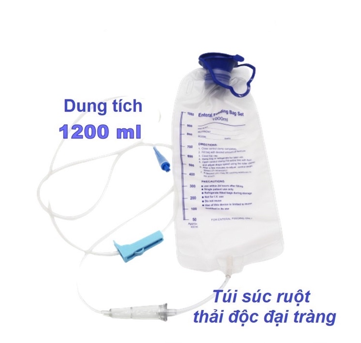 Túi súc ruột thải độc cafe Enema 1200ml