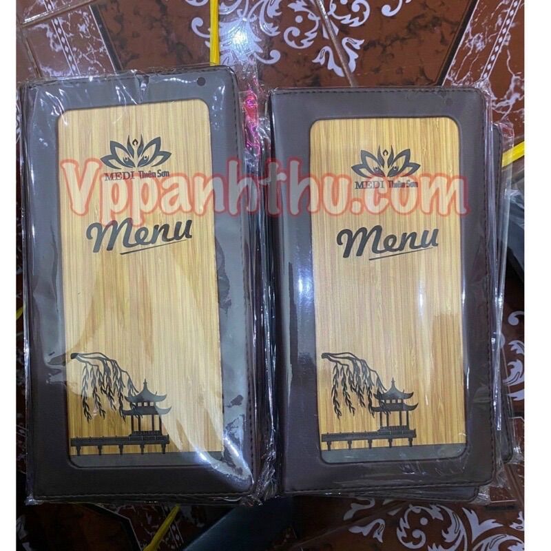 CUỐN BÌA MENU NHỎ 10 LÁ 2312