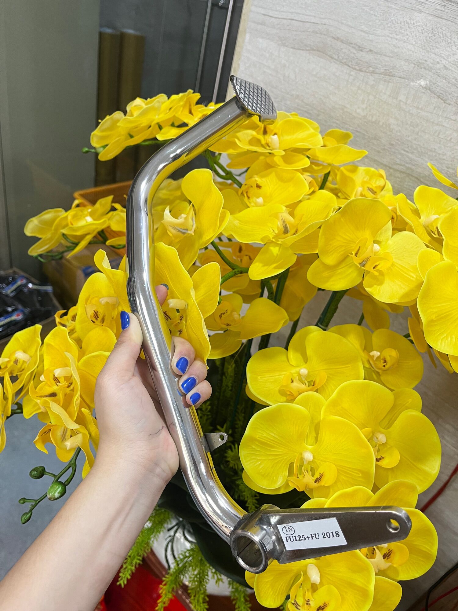 CẦN ĐẠP THẮNG INOX LẮP FUTURE 125- FUTURE 2018( đẹp bóng như hình)