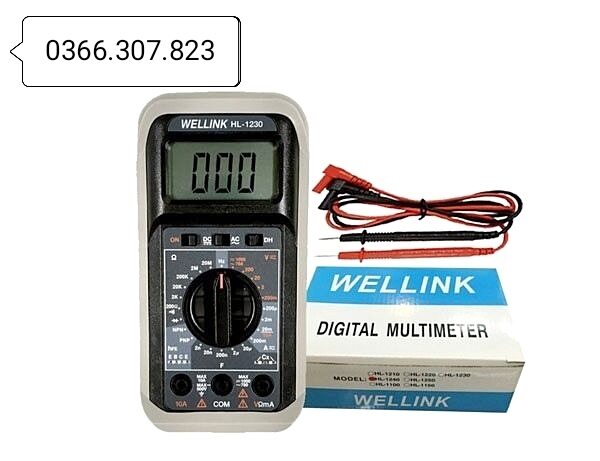 Wellink HL-1230 Đồng hồ đo vạn năng đo điện