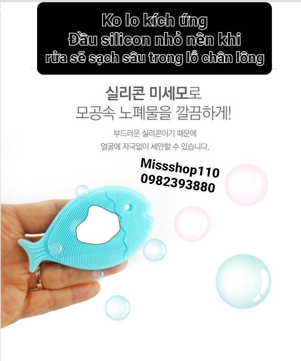 Miếng rửa mặt silicon Hàn Quốc