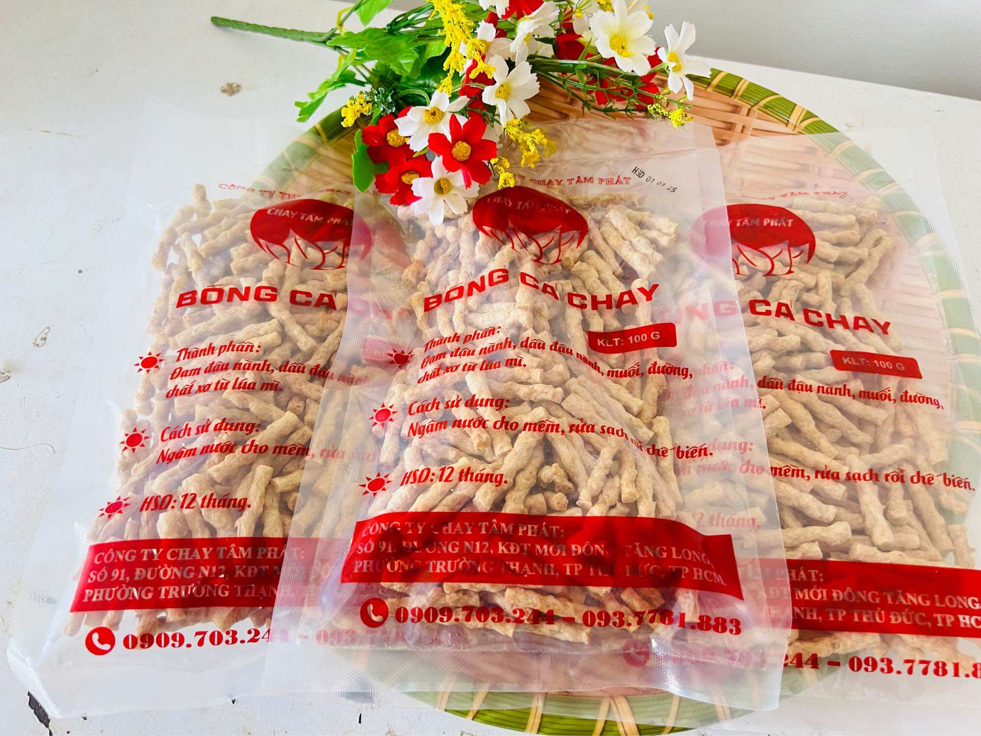 100g BÓNG CÁ CHAY / Chay Tâm Phát