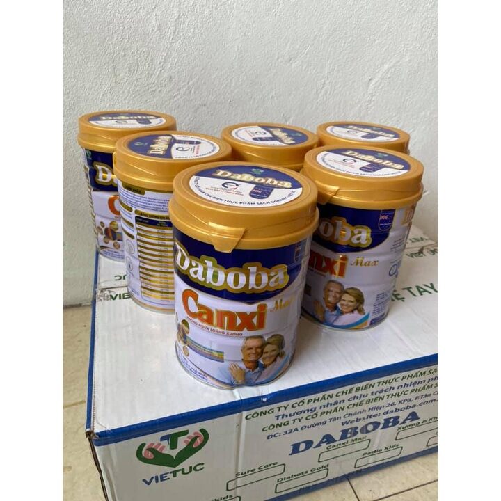 Combo 2 lon Sữa bột Daboba Canxi Max lon 900g