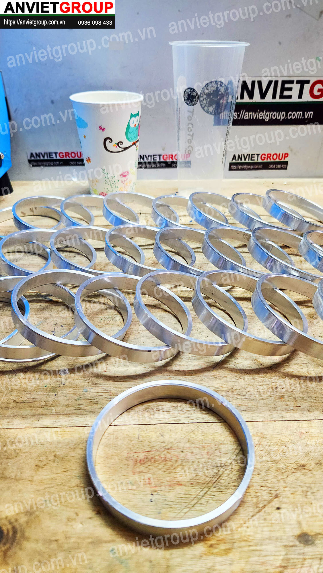 Khuôn vòng khay cối chuyển đổi 90 dập cốc tim cốc giấy chuyên dùng cho máy dập dậy dán nắp miệng ly Eton - An Việt