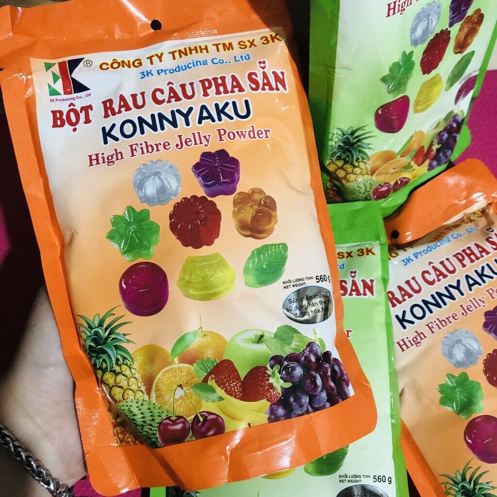 Bột rau câu pha sẵn KONNYAKU (560gr)