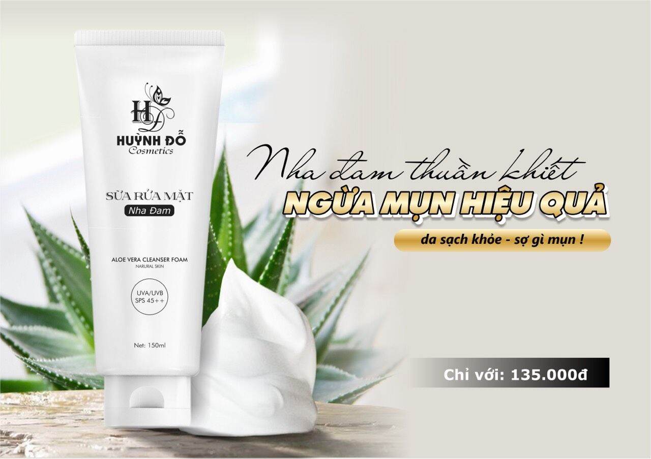 Sữa rửa mặt nha đam Huỳnh Đỗ