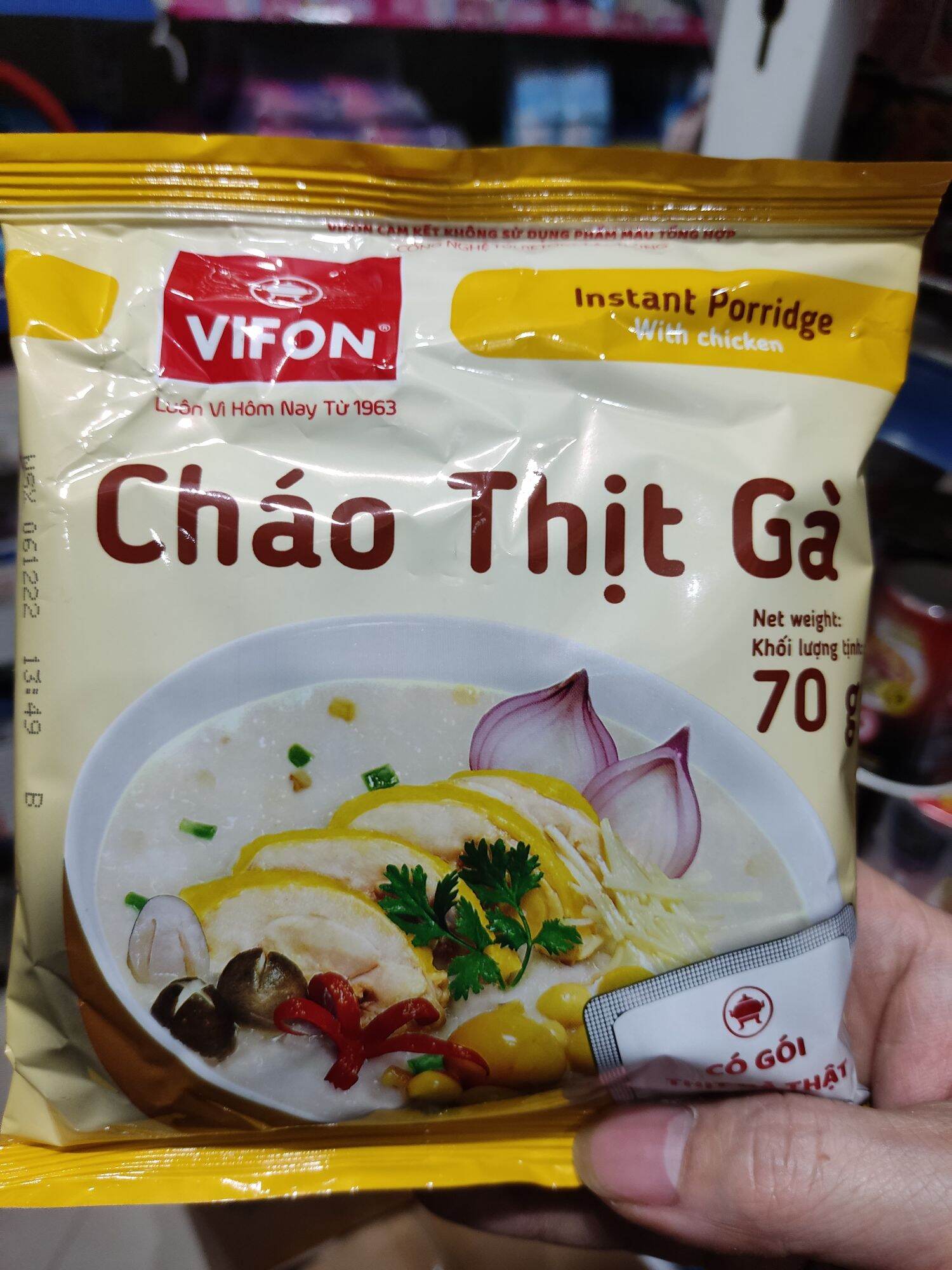 Cháo ăn liền các vị gói 70g