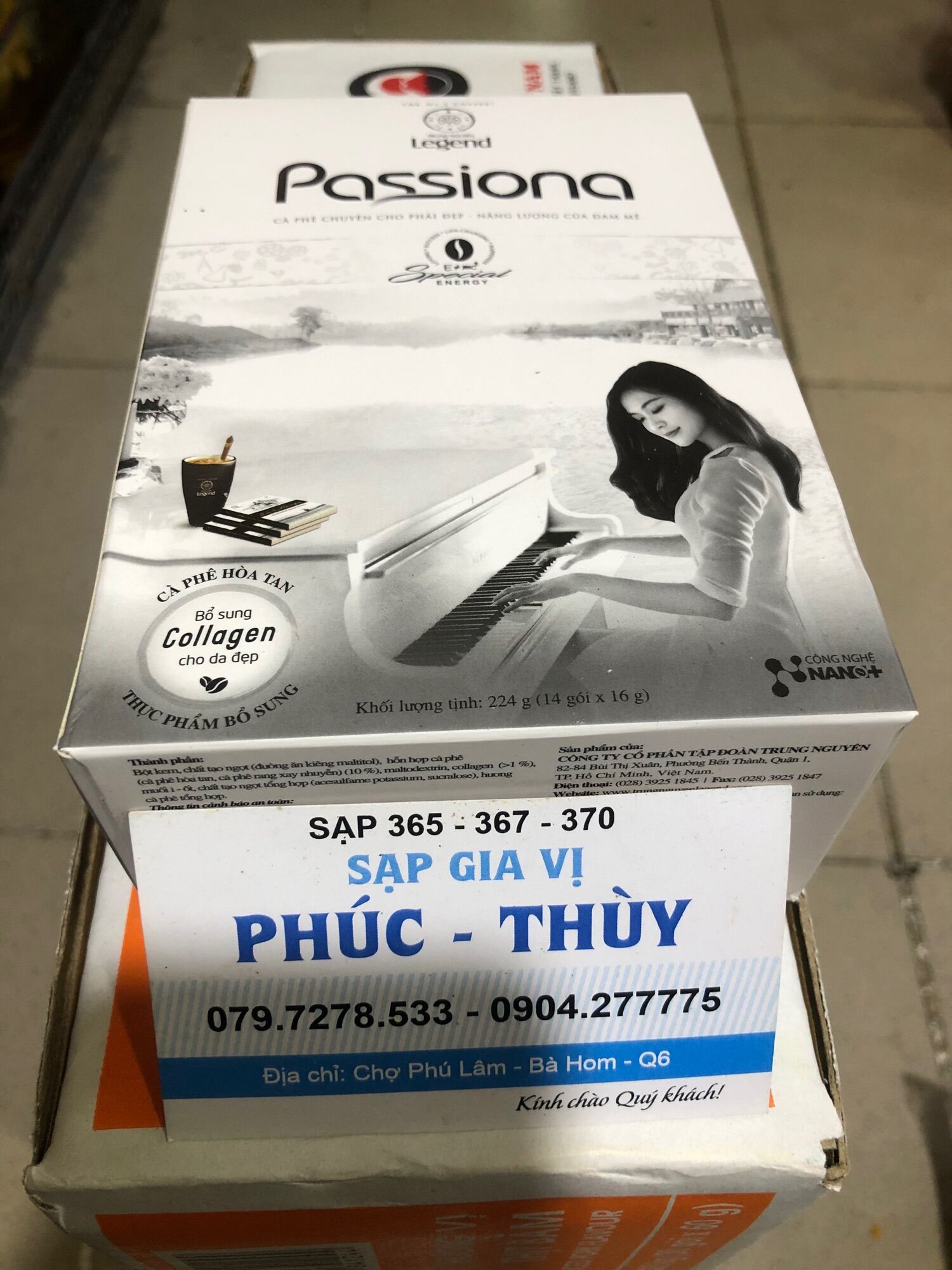 Cafe Passiona Trung Nguyên Legend, cafe phái đẹp