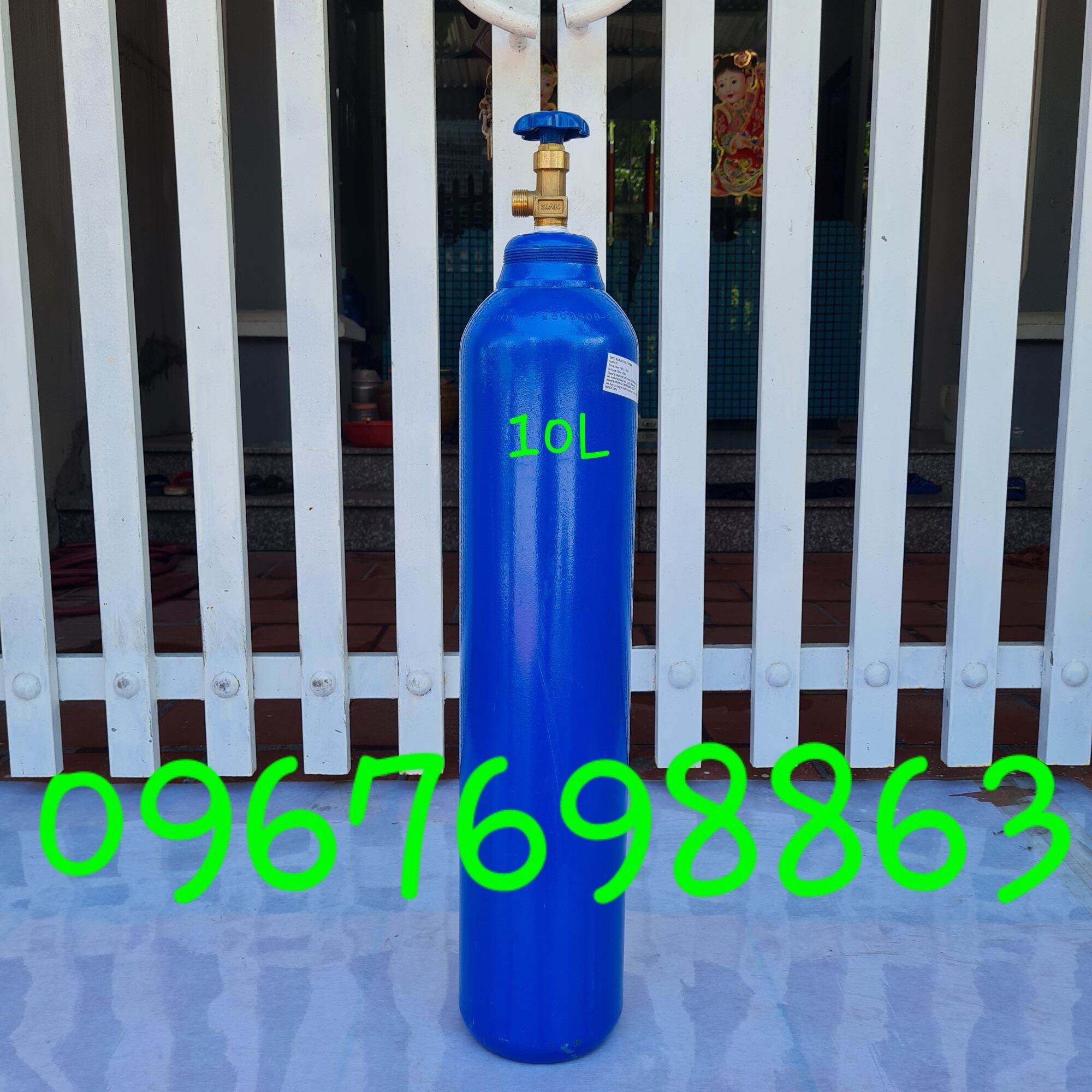 Bình Khí Oxy 10Lít Đã Nạp Khí