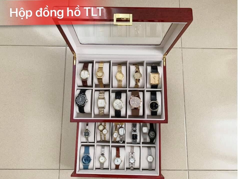 Hộp gỗ cao cấp hộp đựng đồng hồ 20 cái