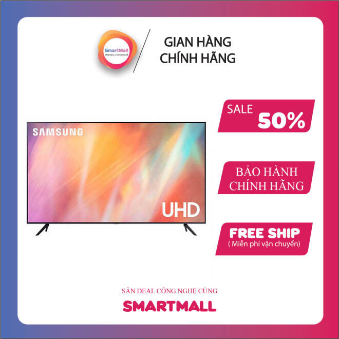 Smart Tivi Samsung 4K 50 inch 50AU7002