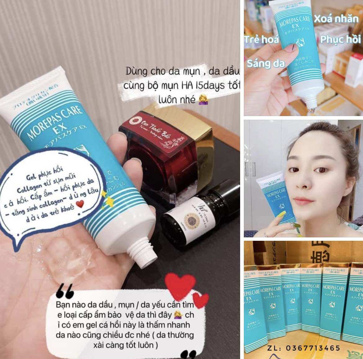 Kem PG collagen tươi sụn mũi cá hồi tái tạo da chống lão hoá chính hãng Nội địa Nhật 80g