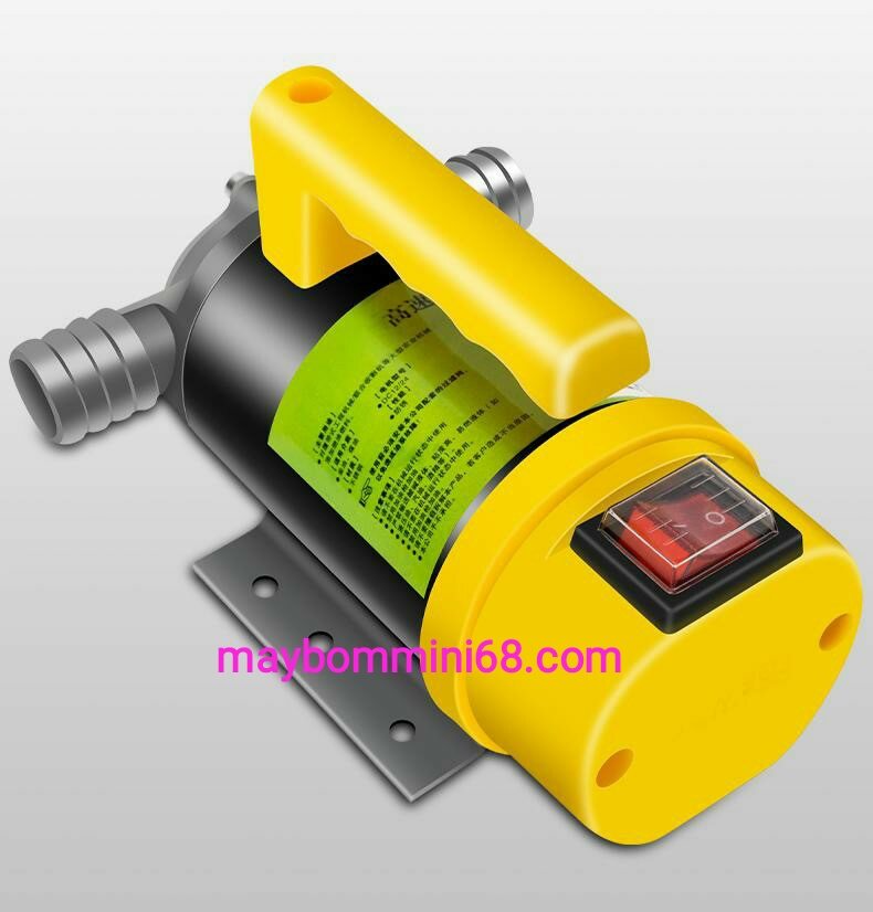 Máy bơm dầu diesel, bơm nước, dầu ăn 24v 300w inox 304 cao cấp