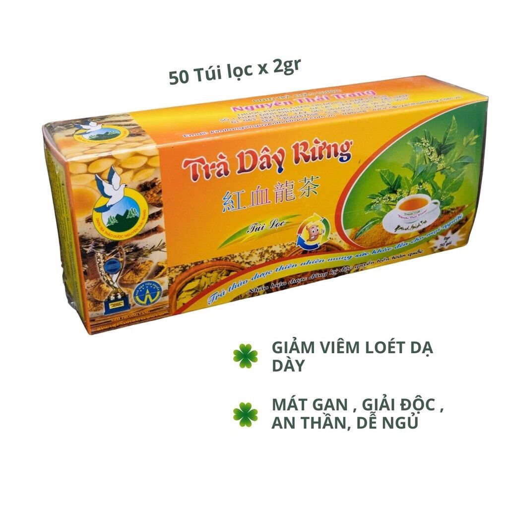 Trà Dây Rừng túi lọc 50 gói Nguyên Thái Trang hỗ trợ dạ dày luôn khỏe mạnh