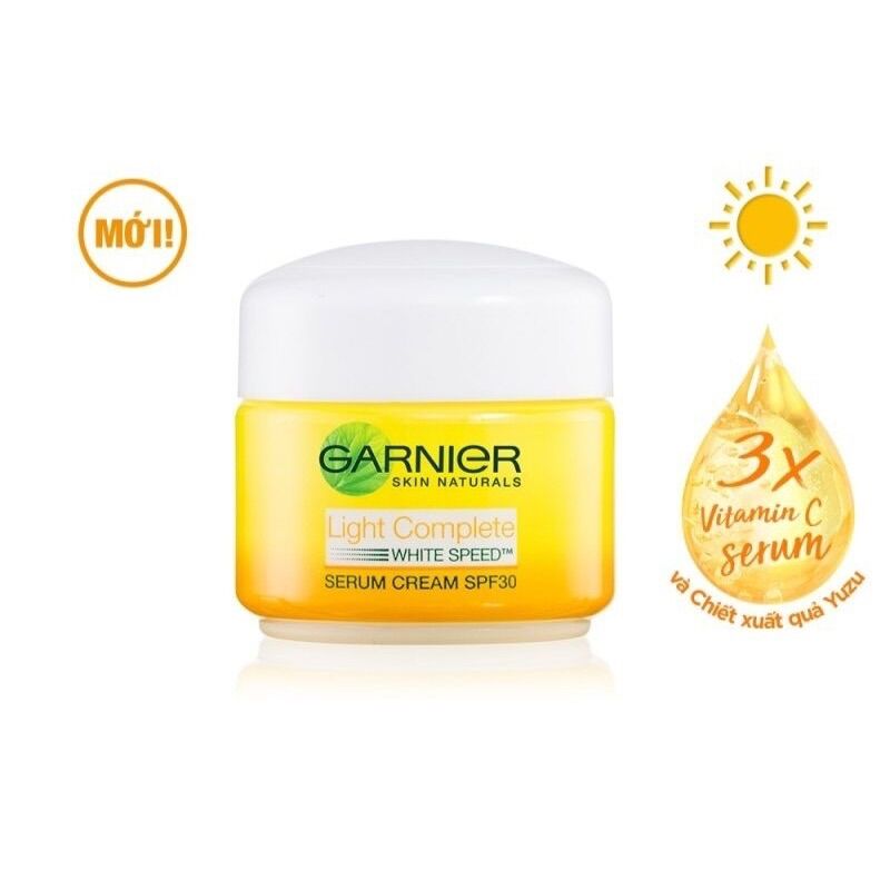 [15ml] Kem dưỡng da ngày làm sáng da Garnier Bright Complete