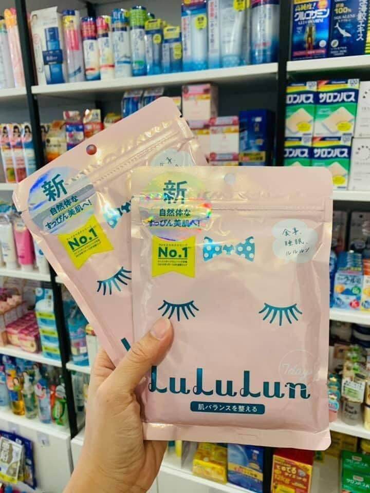 [HCM]Mặt nạ dưỡng da LULULUN 7pcs - Nhật Bản