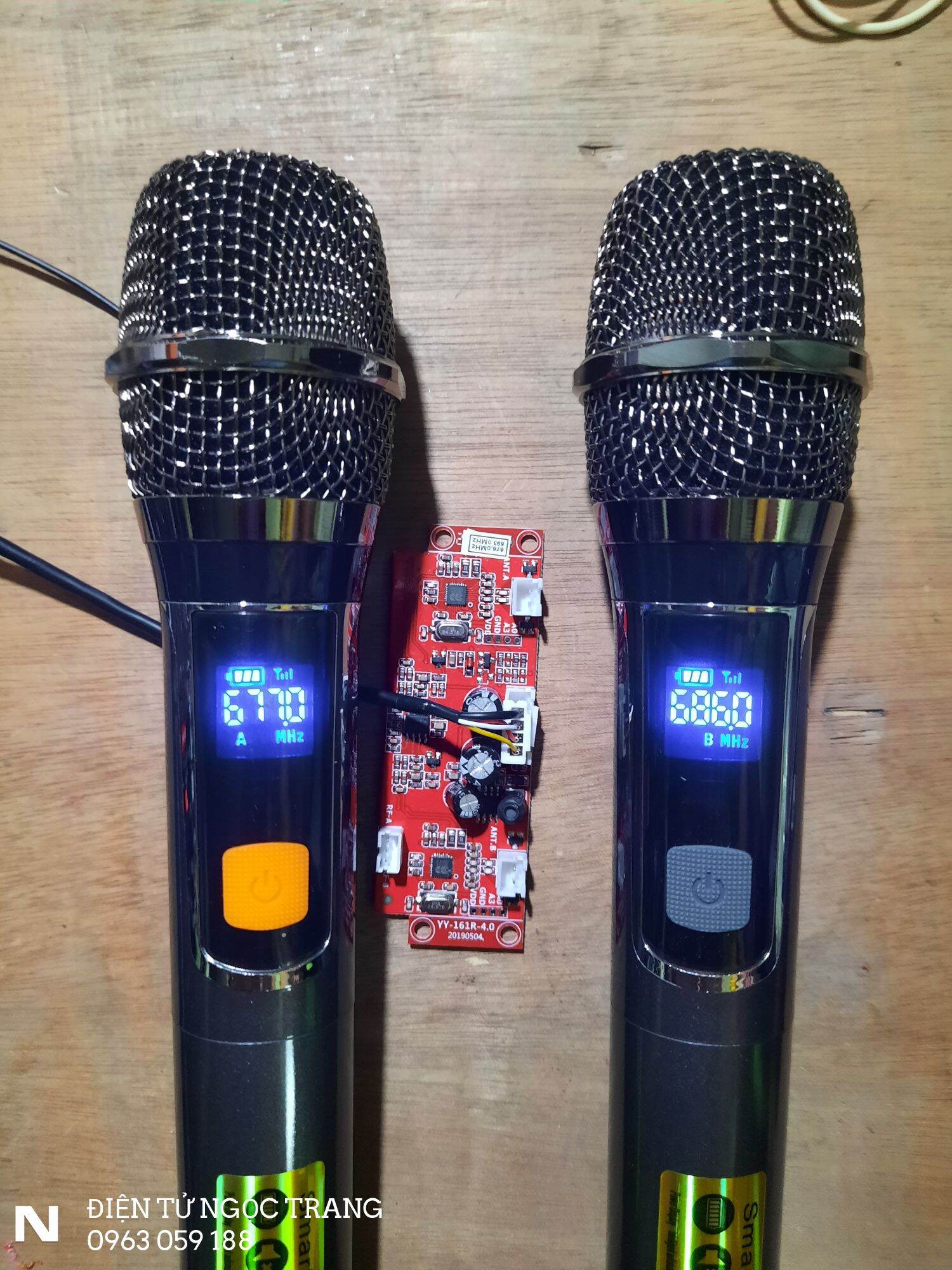 Micro UHF Không Dây Cho Loa Kéo Set Tần Số  Chuyên Dụng