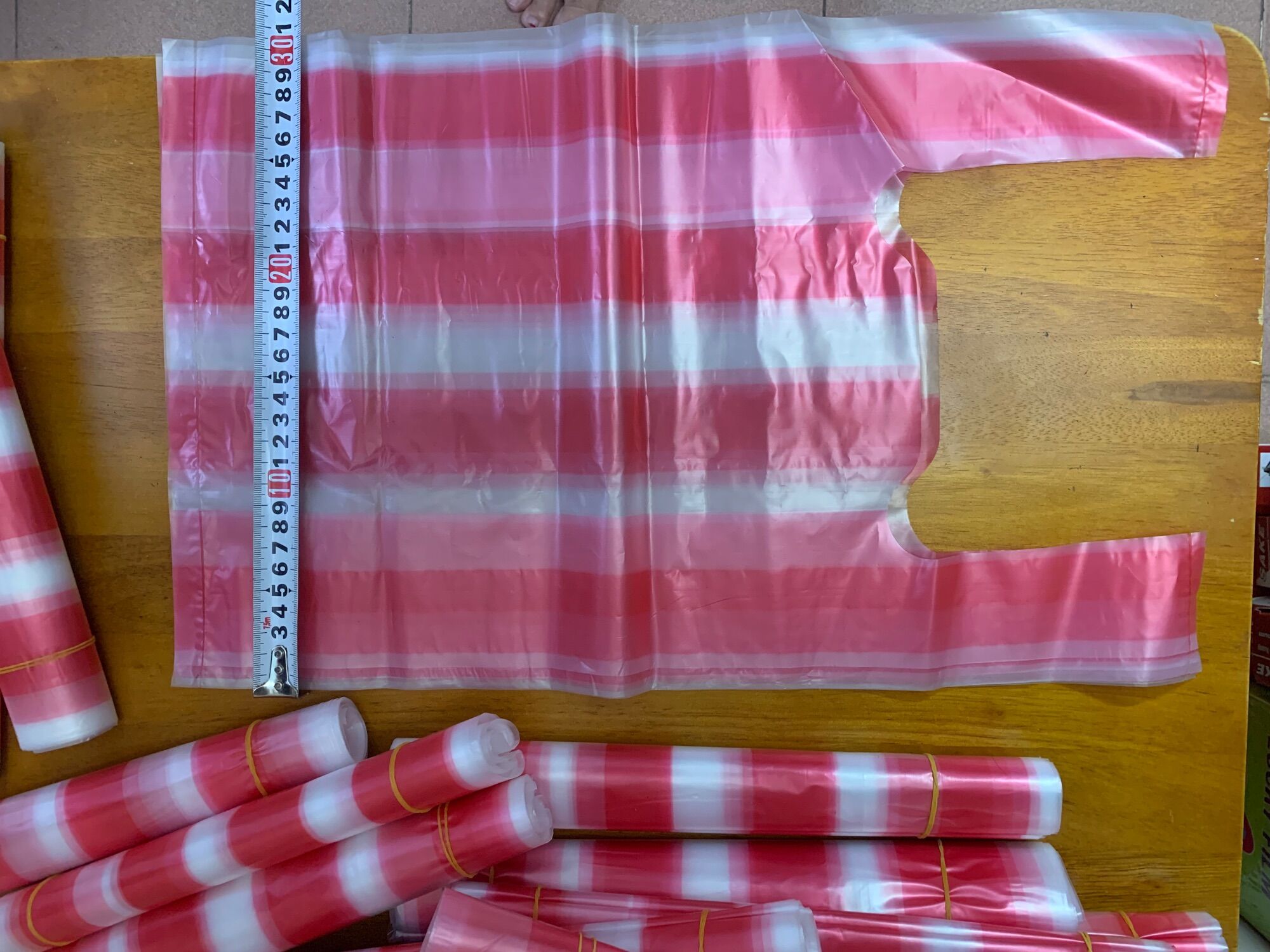 (Thick type) 1KG THICK STRIPED BAG HOLDS FROM 3-5kg