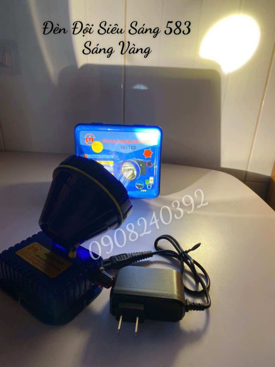 [HCM]Đèn Pin Đội Đầu LED Siêu Sáng Thái Lan 583