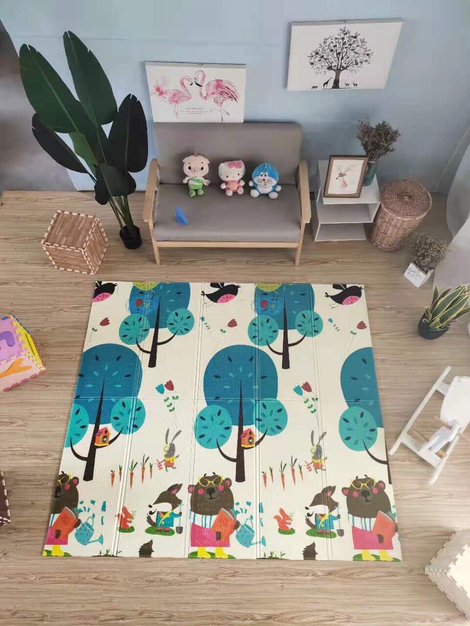 Thảm xốp xpe gấp gọn cho bé 1.8x2m