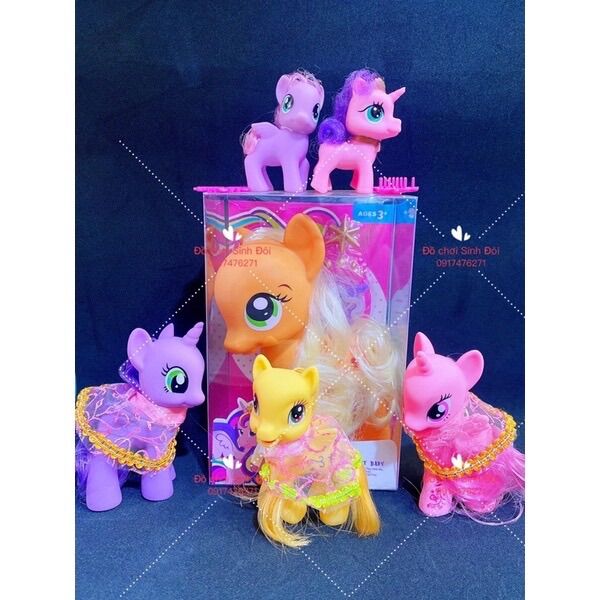 MÔ HÌNH NGỰA PONY - combo 6 con