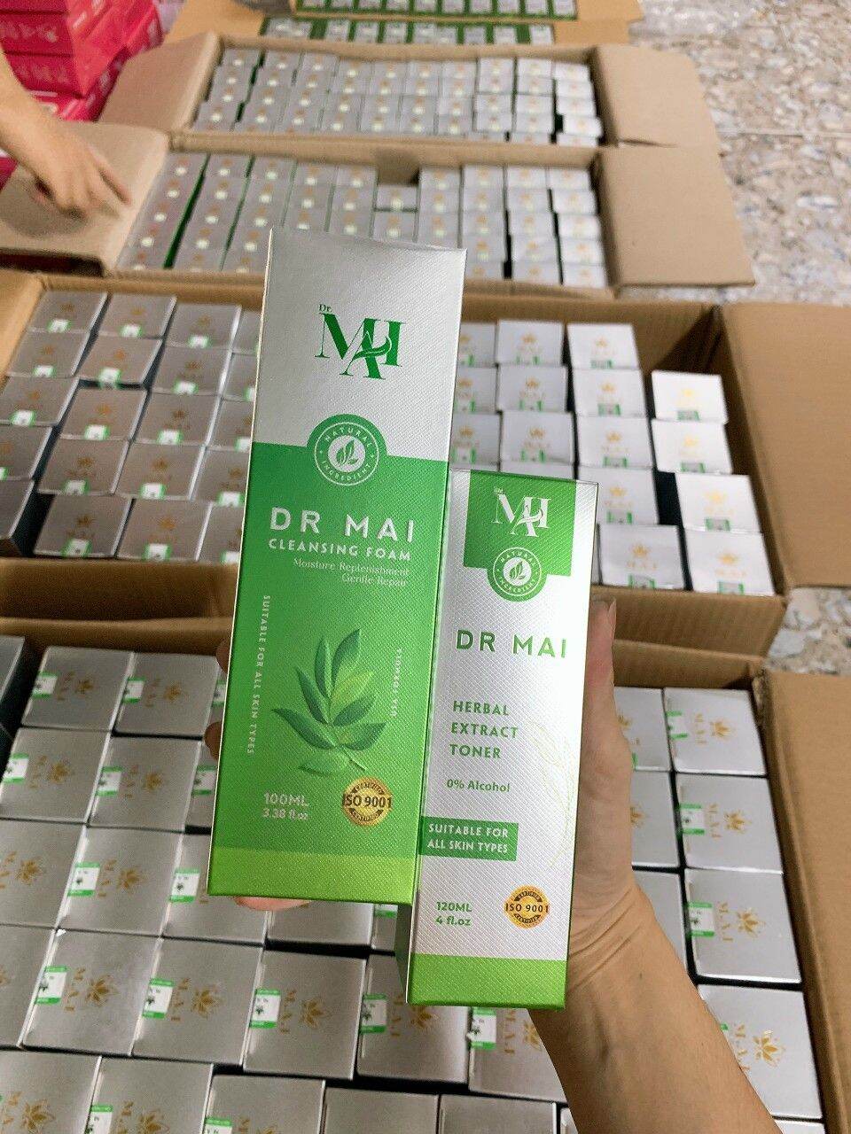 Sữa rửa mặt dr mai - tặng kèm toner