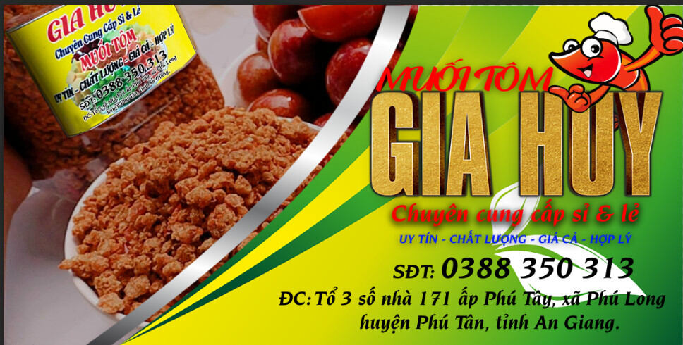 muối tôm gia Huy - 1hu 250gr