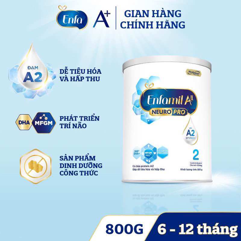 Sữa bột enfamil a2 neuropro 2 – 800g