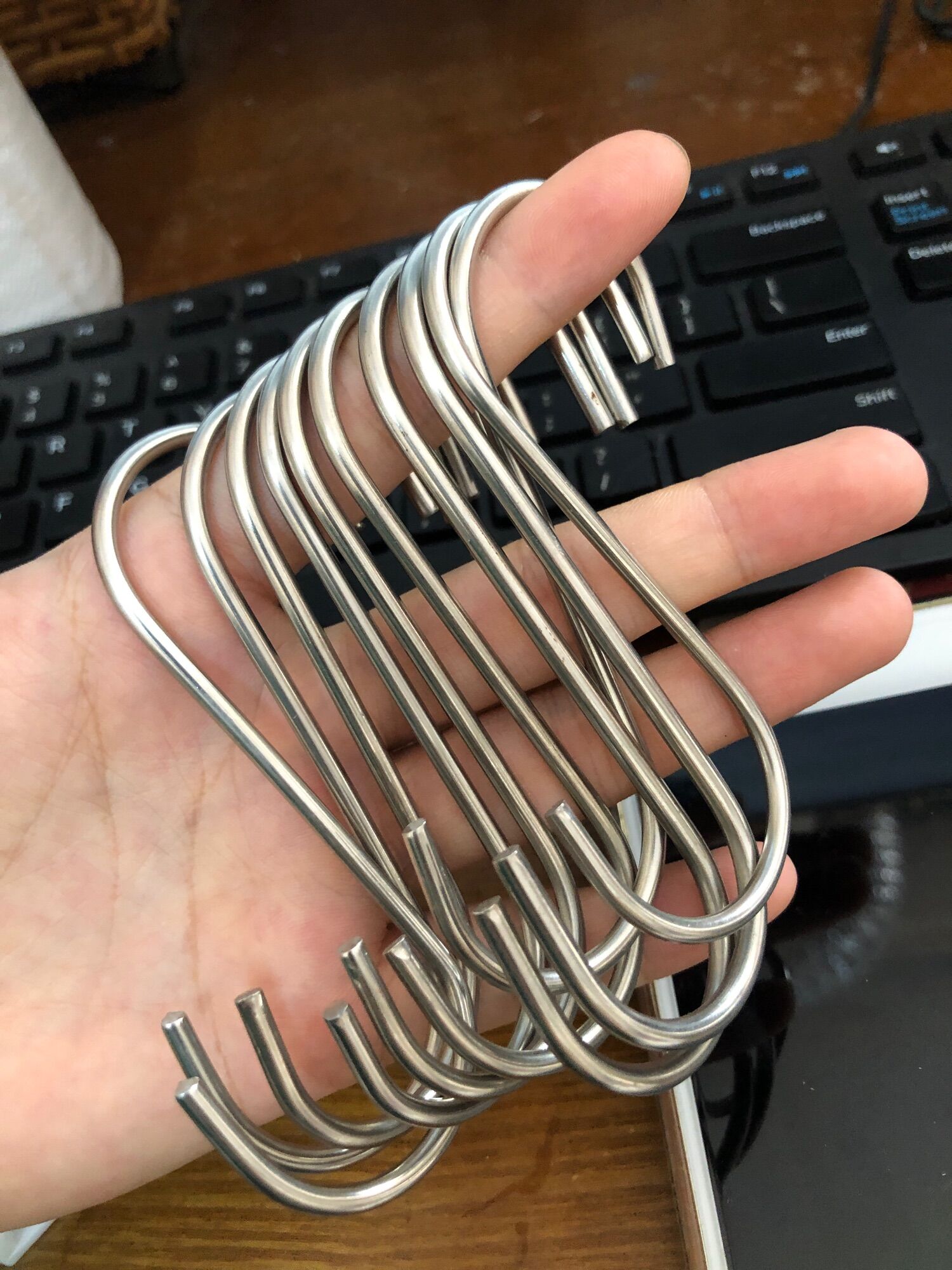 [HCM]Móc sắt chữ S phụ kiện handmade móc treo mành macrame đồ thủ công