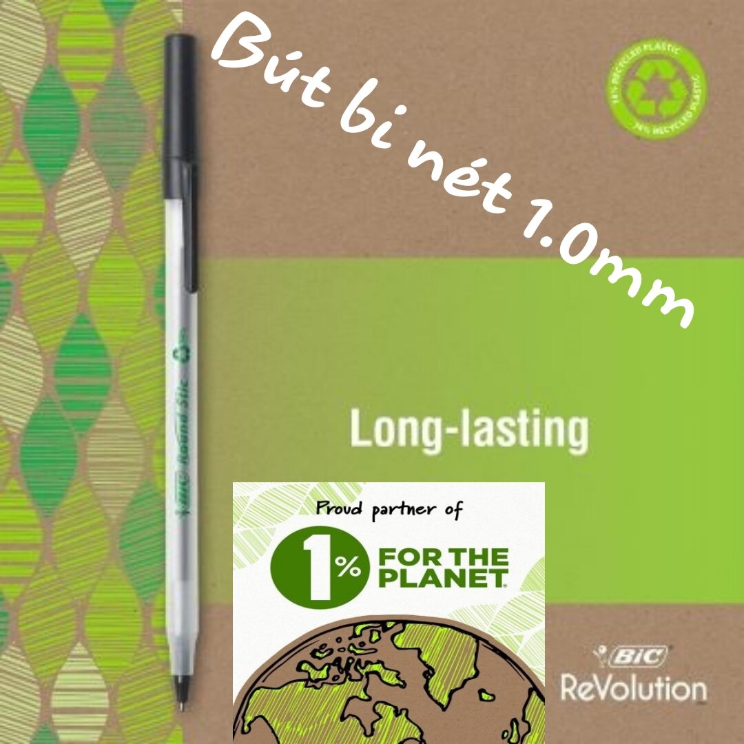Bút bi Bic Round stic (Revolution/ U.S and Canada).
