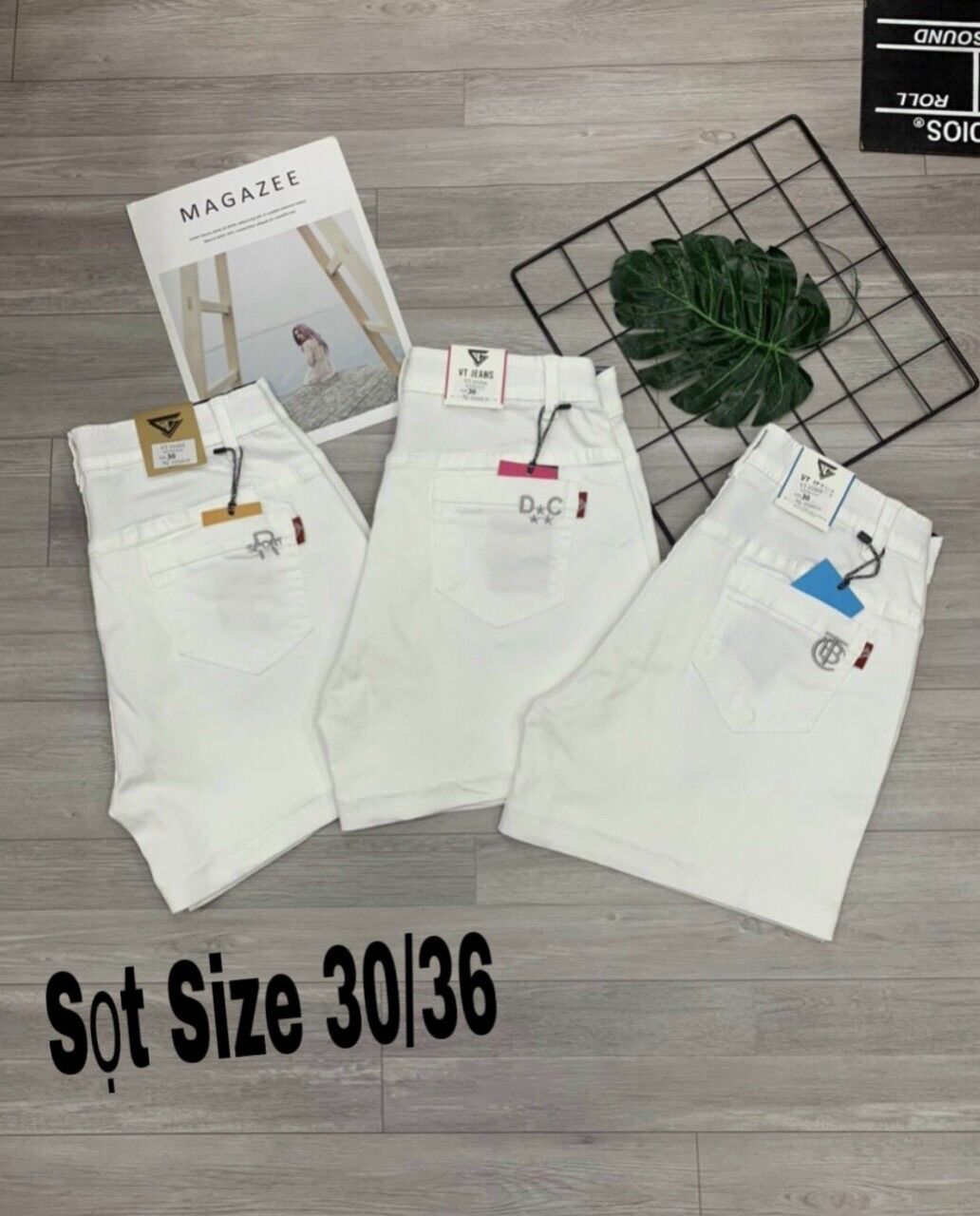 Quần short kaki đùi trắng hàng xịn co giãn