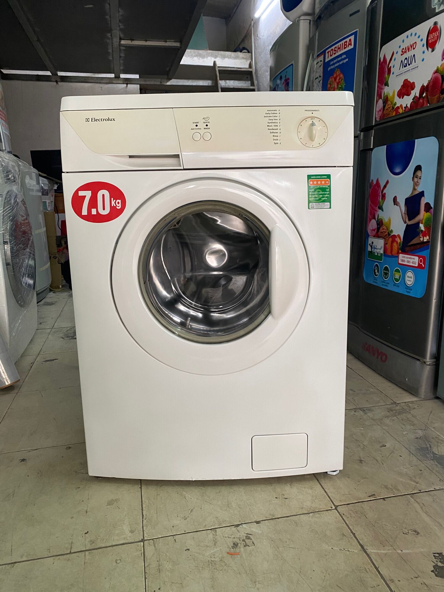 Máy giặt Electrolux 9Kg EWF9025BQWA Inverter - Chính hãng