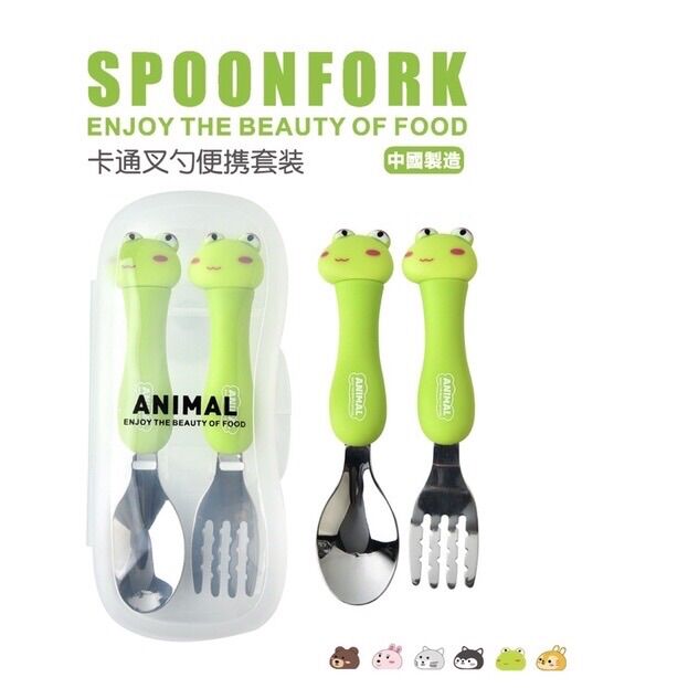 [HCM]Muỗng ăn dặm cho bé ANIMAL ( KHÔNG NĨA )