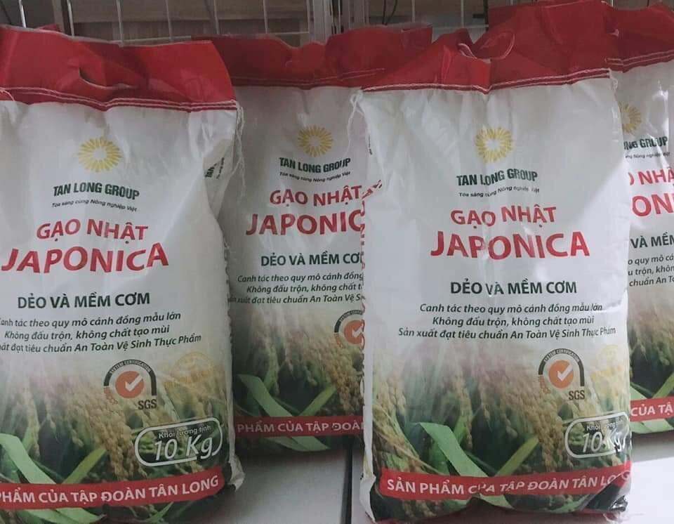 bao 10kg gạo Japonica Nhật Bản của  AAn