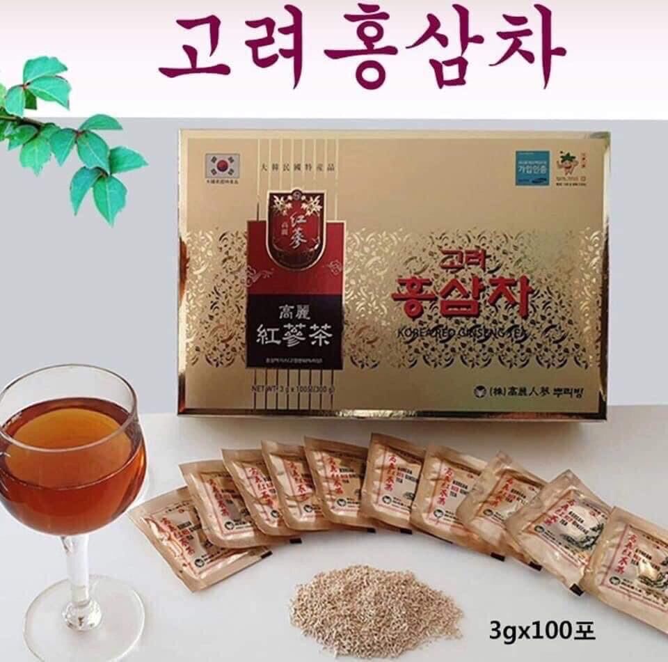 Hộp 100 gói - trà linh chi hàn quốc