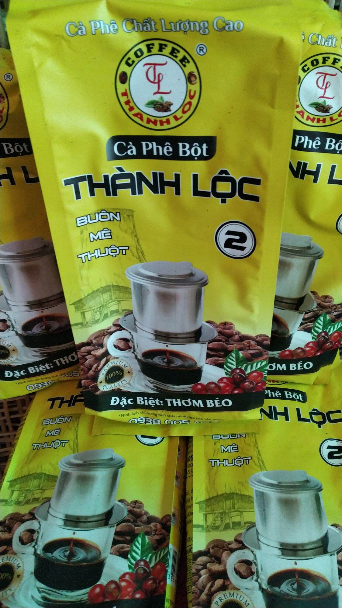 CÀ PHÊ THÀNH LỘC (Robusta, Culi, Arabica) 500G
