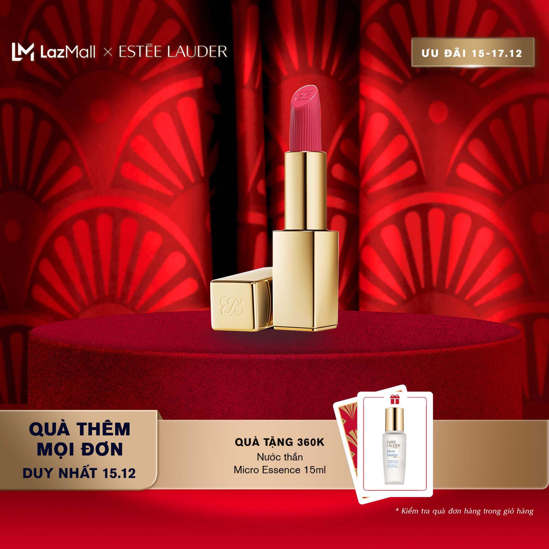 Son Ánh Nhũ Estee Lauder Pure Color Hi-Lustre Lipstick 3.5g - Lipstick