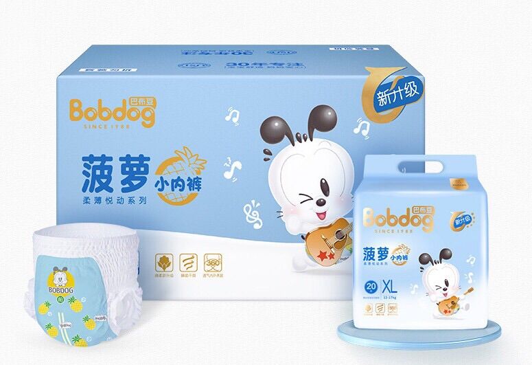 [XẢ] DATE 3/2022 Tã quần BOBDOG dứa size M24