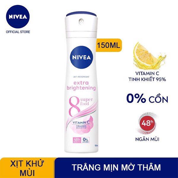 XỊT NGĂN MÙI NIVEA 150ml -100ml (NỮ)